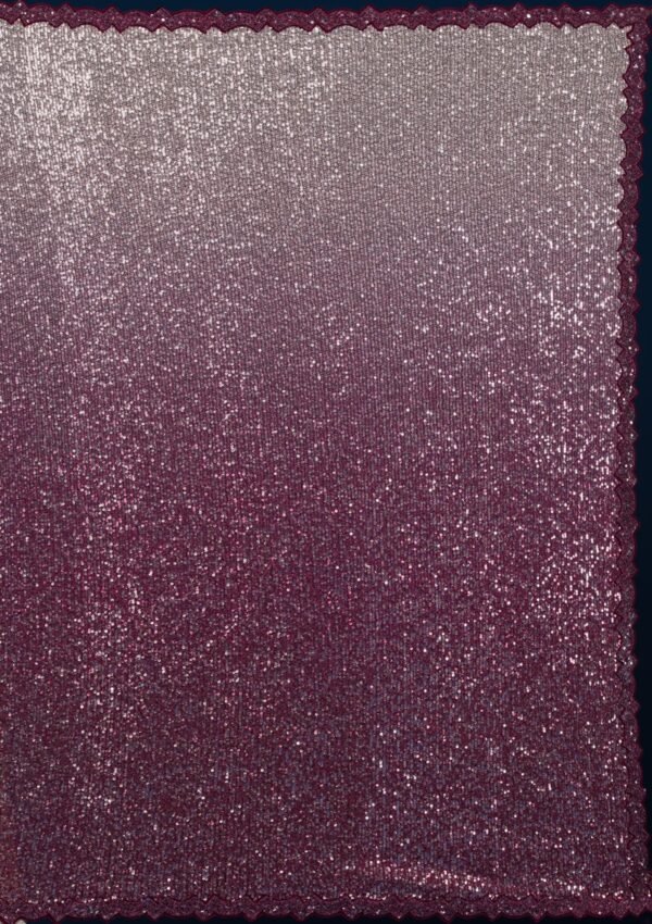 Elegant Maroon Georgette Saree Adorned with Sparkling Sequins - Image 8